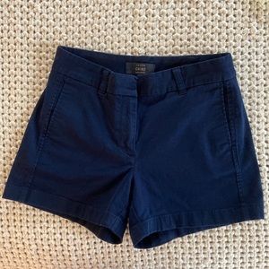 J. Crew 3 inch chinos, size 0